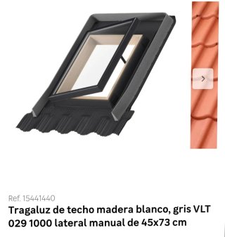 Velux, tragaluz.