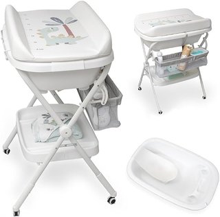 Cambiador y bañera para bebé plegable