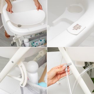 Cambiador y bañera para bebé plegable