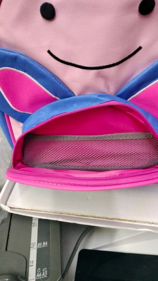 Zaino farfalla bimba asilo Kiddos Colourbook