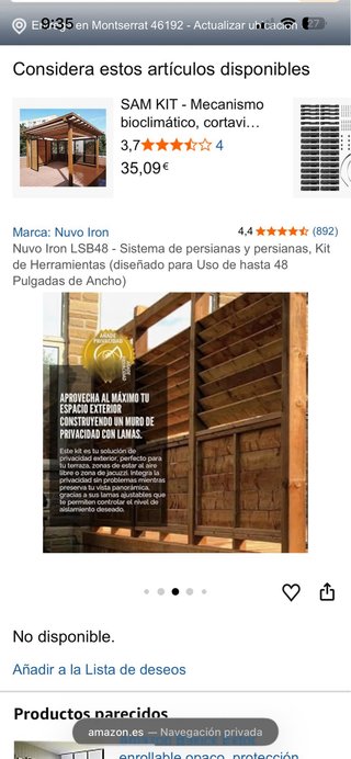 Kit Mecanismo Persiana Mallorquina