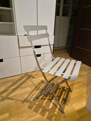 Sillas metálicas plegables grises