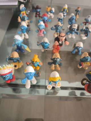 30 Figuras de Pitufos Coleccionables