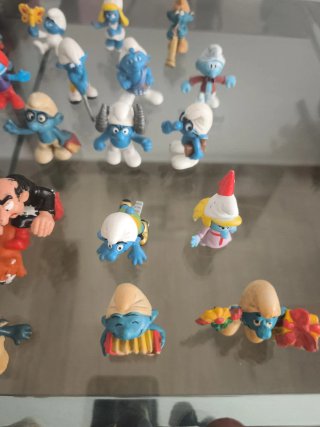 30 Figuras de Pitufos Coleccionables