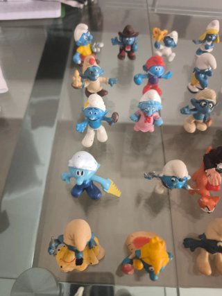 30 Figuras de Pitufos Coleccionables