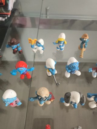 30 Figuras de Pitufos Coleccionables