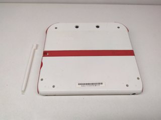 Nintendo 2DS Blanca Roja NO Carga + Juego (LEED)