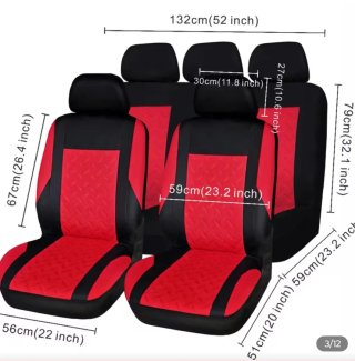 Fundas para asientos de coche (Set 5)