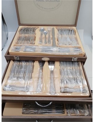 Pradel Excellence D635C-113 - Cubertería combinada - Acero inoxidable - Color Plata