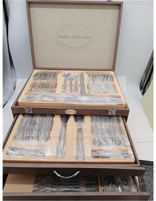 Pradel Excellence D635C-113 - Cubertería combinada - Acero inoxidable - Color Plata