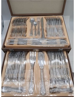 Pradel Excellence D635C-113 - Cubertería combinada - Acero inoxidable - Color Plata