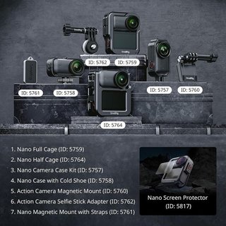 Jaula media DJI Osmo Nano con zapata fría NUEVO