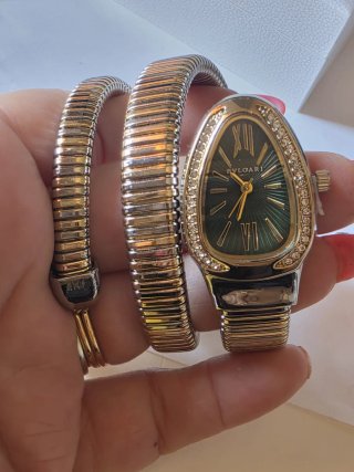 Reloj lujo Serpenti Oro y Verde