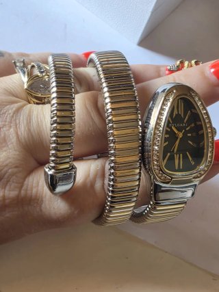 Reloj lujo Serpenti Oro y Verde