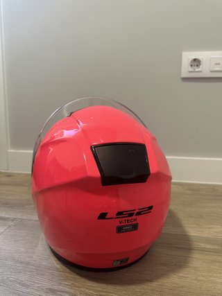 Casco Moto LS2 Rosa Talla M