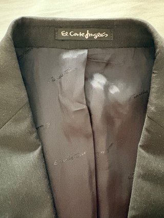 Conjunto de traje chaqueta para hombre negro