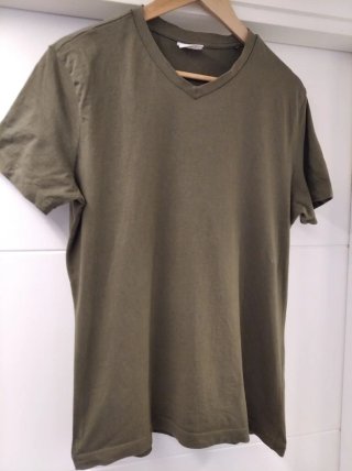Camiseta Mango Verde Talla M
