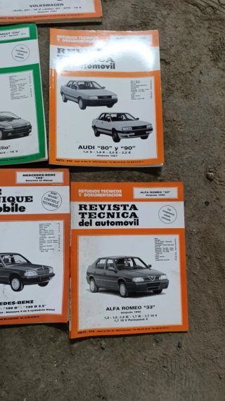 pack 8 revista técnica automóvil, coche clasico