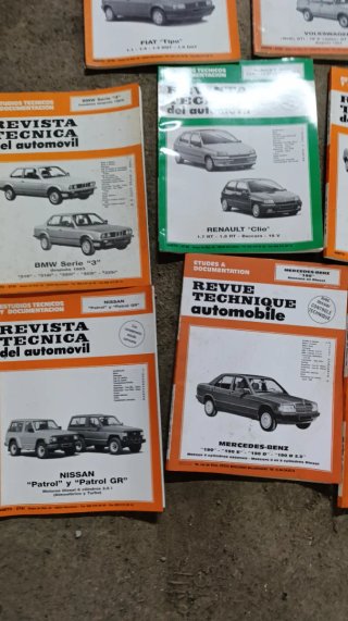 pack 8 revista técnica automóvil, coche clasico