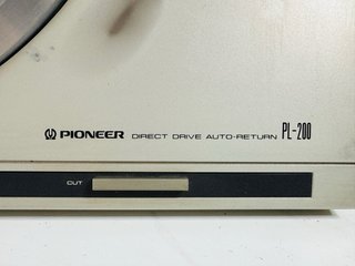 Tocadiscos Pioneer PL-200 Direct Drive solo piezas