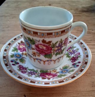 Juego de café porcelana fina china auténtica.