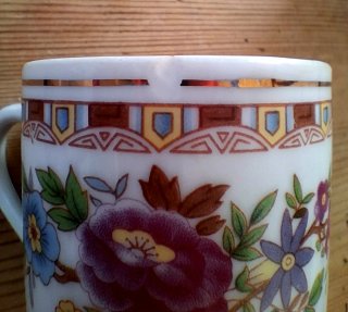 Juego de café porcelana fina china auténtica.