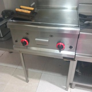 Plancha industrial 2 zonas