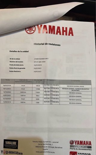Yamaha MT07 Carnet (A) en muy buen estado