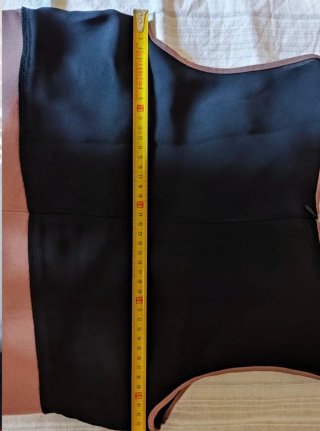 Abito donna nero e rosa