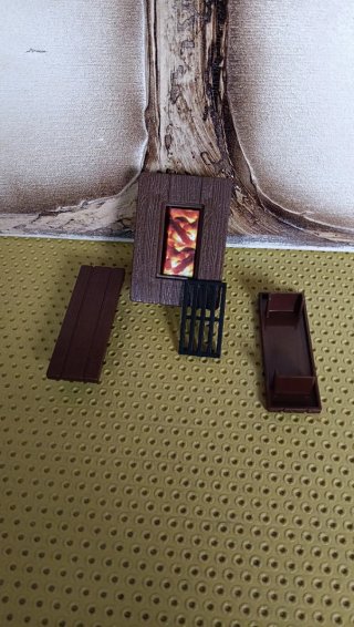 Miniaturas set Camping Barbacoa