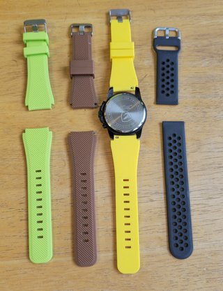 Reloj Shark Negro y Amarillo