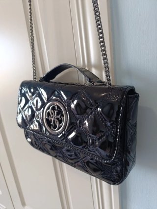 Bolso Guess convertible  Negro Charol