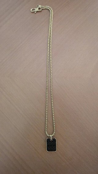 Collar Guess Dorado Hombre