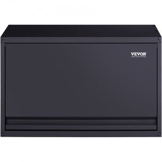Gabinete de Almacenamiento de Metal, Capacidad de Carga de 54.4 kg por Estante, Gabinete de Garaje de Acero con Recubrimiento en Polvo Montado en la Pared de 50.8 cm de Alto con Estante Ajustable,...