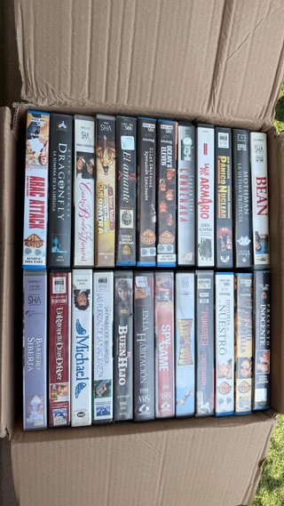Películas VHS en venta a 1 eu/unidad. Mínimo 5 VHS