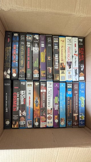 Películas VHS en venta a 1 eu/unidad. Mínimo 5 VHS