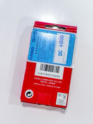 CASIO DC-4000-w Data Bank Calculadora