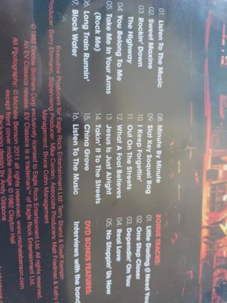 DVD The Doobie Brothers Live At The Greek Theatre