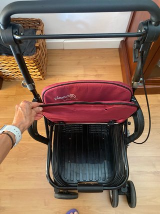 Andador Sani-cor con asiento y compartimento bajo
