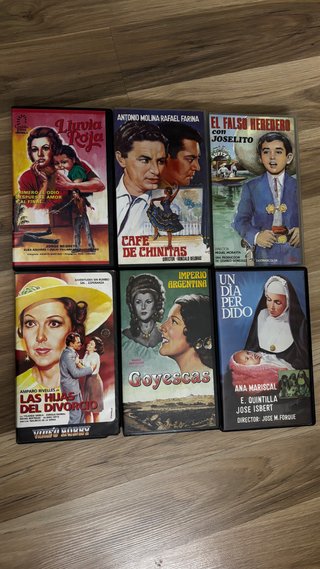 Pack 6 Películas VHS Cine Clásico Español / Copla
