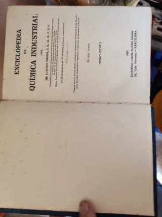 Enciclopedia Química Industrial Thorpe - 6 Libros