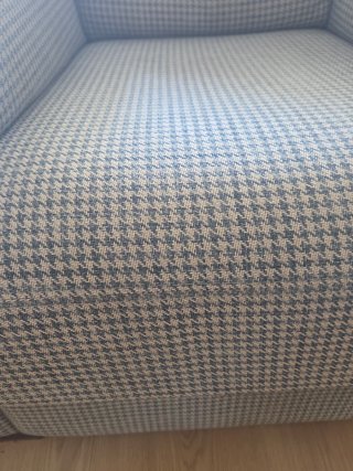 Sillón tela pata de gallo