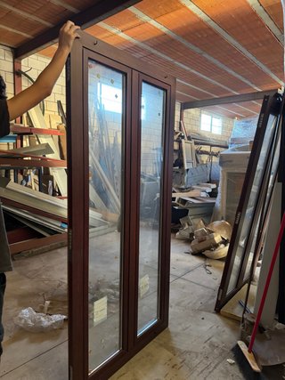 Ventana aluminio sin usar