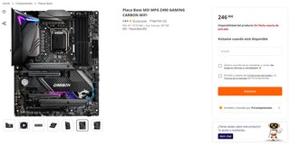 Intel Core i7 10700KF + Placa base MSI MPG Z490 G