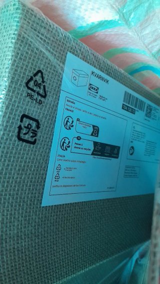 2 cajas de almacenaje IKEA Kvarnvik beige