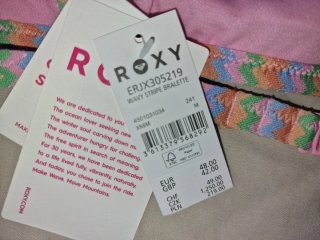 Top Bikini Roxy Multicolor Zigzag