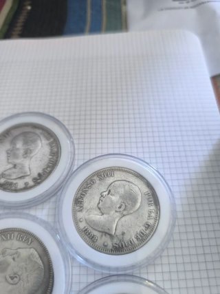 Moneda de plata Alfonso XIII