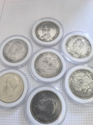 Moneda de plata Alfonso XIII