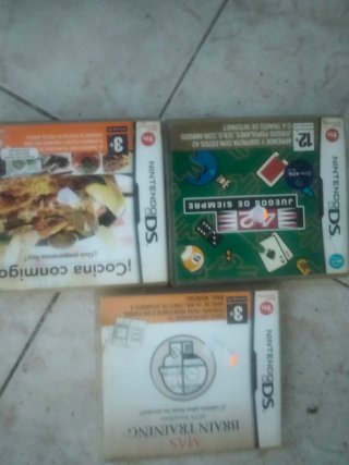 Juegos Nintendo DS: Cocina y Brain Training