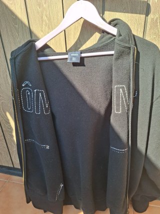 Sudadera con capucha Mômes Paris cremallera M.